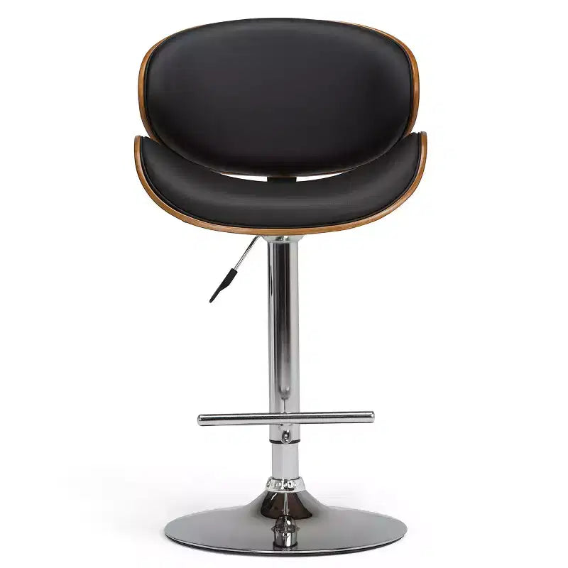 Avondale Bentwood Adjustable Height Gas Lift Barstool - WyndenHall