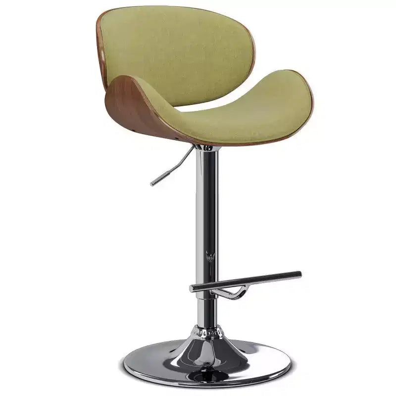 Avondale Bentwood Adjustable Height Gas Lift Barstool - WyndenHall
