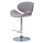 Avondale Bentwood Adjustable Height Gas Lift Barstool - WyndenHall