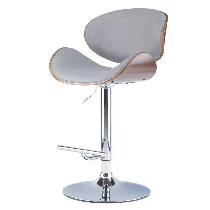 Avondale Bentwood Adjustable Height Gas Lift Barstool - WyndenHall