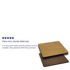 Flash Furniture 36 Square Table Top with Reversible Laminate Top