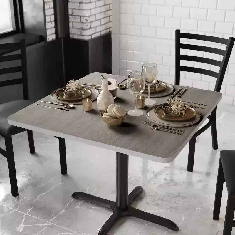 Flash Furniture 36 Square Table Top with Reversible Laminate Top