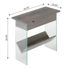 Soho Flip Top End Table with Charging Station - Breighton Home
