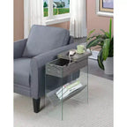 Soho Flip Top End Table with Charging Station - Breighton Home