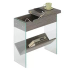 Soho Flip Top End Table with Charging Station - Breighton Home