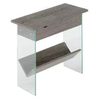 Soho Flip Top End Table with Charging Station - Breighton Home