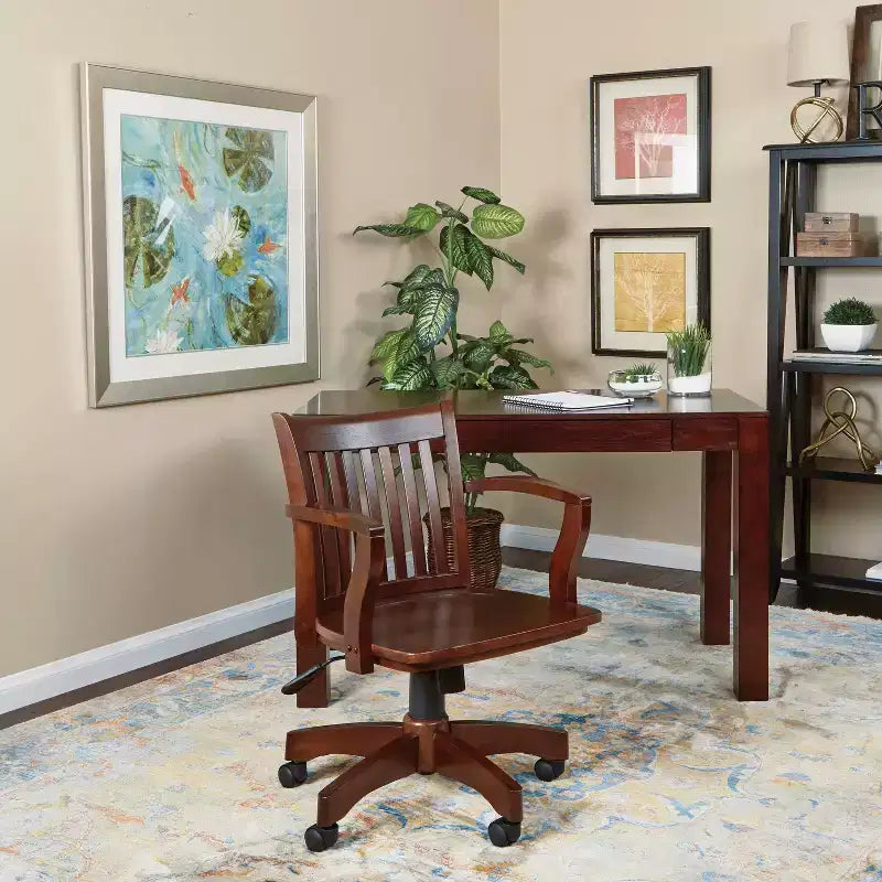 Deluxe Wood Banker's Chair - OSP Home Furnishings