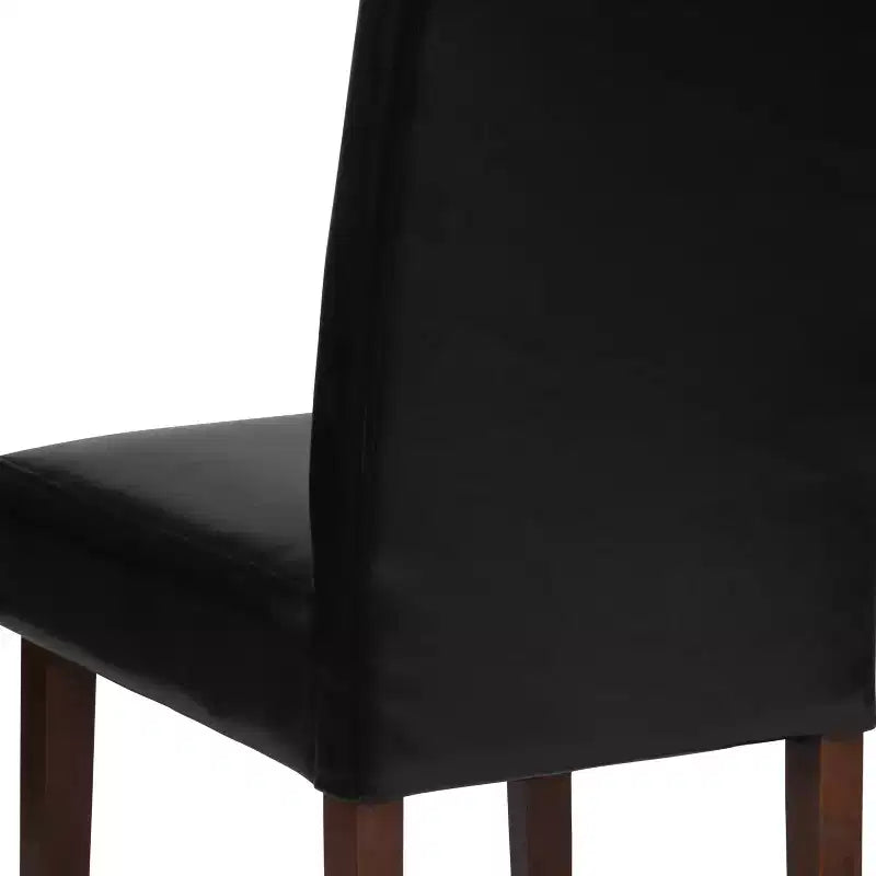 Flash Furniture Greenwich Series Upholstered Panel Back Mid-Century Parsons Dining Chairs
