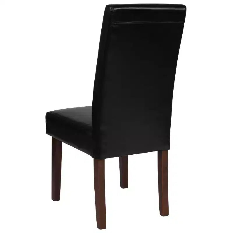 Flash Furniture Greenwich Series Upholstered Panel Back Mid-Century Parsons Dining Chairs