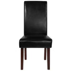 Flash Furniture Greenwich Series Upholstered Panel Back Mid-Century Parsons Dining Chairs