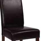Flash Furniture Greenwich Series Upholstered Panel Back Mid-Century Parsons Dining Chairs