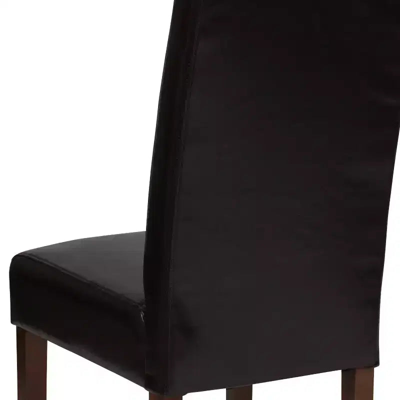 Flash Furniture Greenwich Series Upholstered Panel Back Mid-Century Parsons Dining Chairs