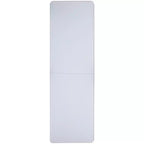 Emma and Oliver 8-Foot Height Adjustable Bi-Fold Granite White Plastic Folding Table with Handle