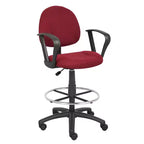Drafting Stool with Footring and Loop Arms - Boss Office Products