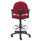 Drafting Stool with Footring and Loop Arms - Boss Office Products