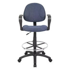Drafting Stool with Footring and Loop Arms - Boss Office Products