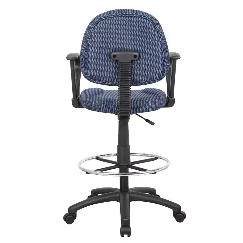 Drafting Stool with Footring and Loop Arms - Boss Office Products