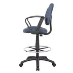Drafting Stool with Footring and Loop Arms - Boss Office Products