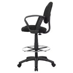 Drafting Stool with Footring and Loop Arms - Boss Office Products