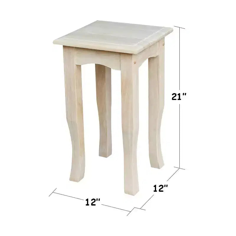 Tea Table Unfinished - International Concepts