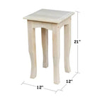 Tea Table Unfinished - International Concepts
