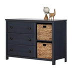 Cotton Candy 3 Drawer Dresser with Baskets - South Shore
