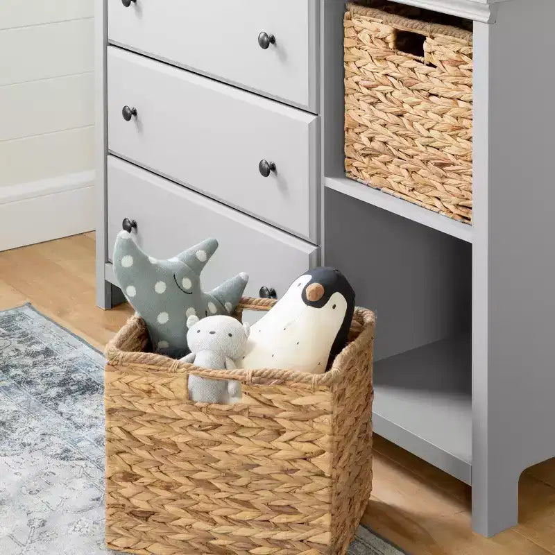 Cotton Candy 3 Drawer Dresser with Baskets - South Shore