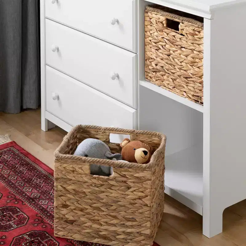Cotton Candy 3 Drawer Dresser with Baskets - South Shore