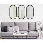 Travis Oval Wall Mirror - Kate & Laurel All Things Decor