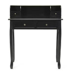 Costway Writing Desk Mission White Home Office Computer Desk 4 Drawer White\Black\Pink