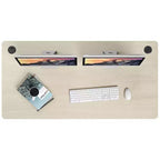 Costway Universal Tabletop for Standard & Standing Desk Frame Natural