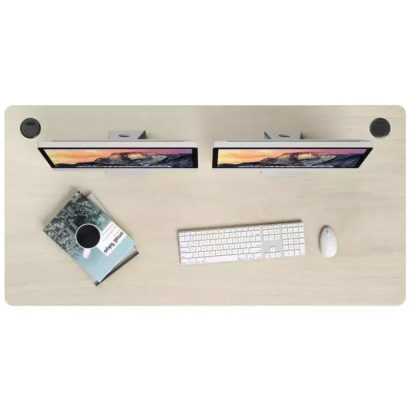 Costway Universal Tabletop for Standard & Standing Desk Frame Natural
