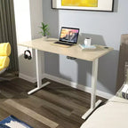 Costway Universal Tabletop for Standard & Standing Desk Frame Natural