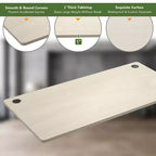 Costway Universal Tabletop for Standard & Standing Desk Frame Natural