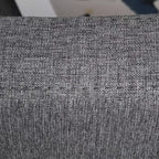 HOMCOM Convertible Sofa Lounger Chair Bed Multi-Functional Sleeper Recliner with Tufted Upholstered Fabric, Adjustable Angle Backrest, Pillow, Gray
