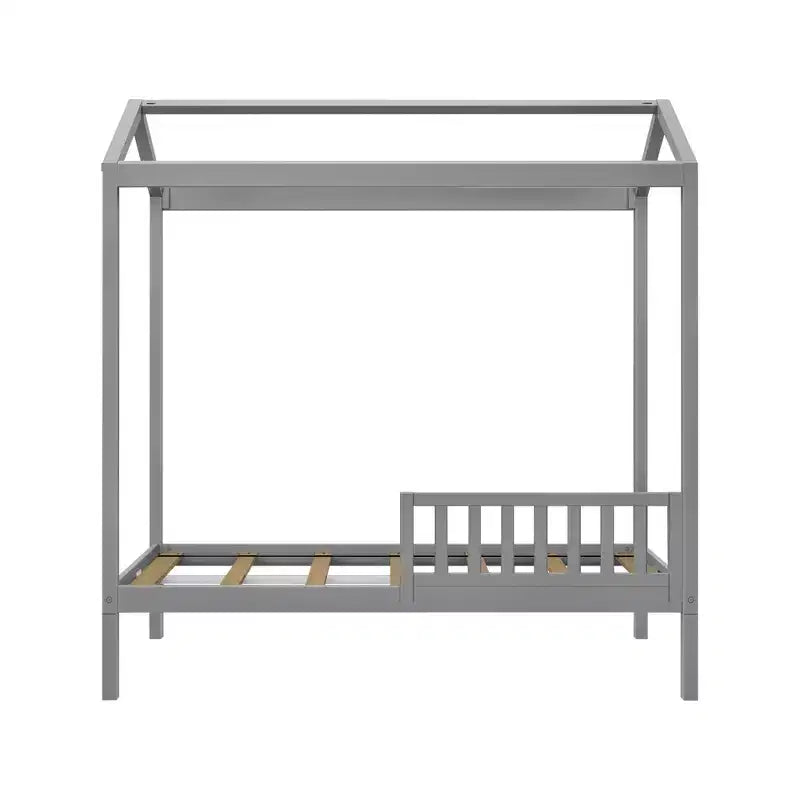 Max & Lily Twin House Bed with Guard Rail