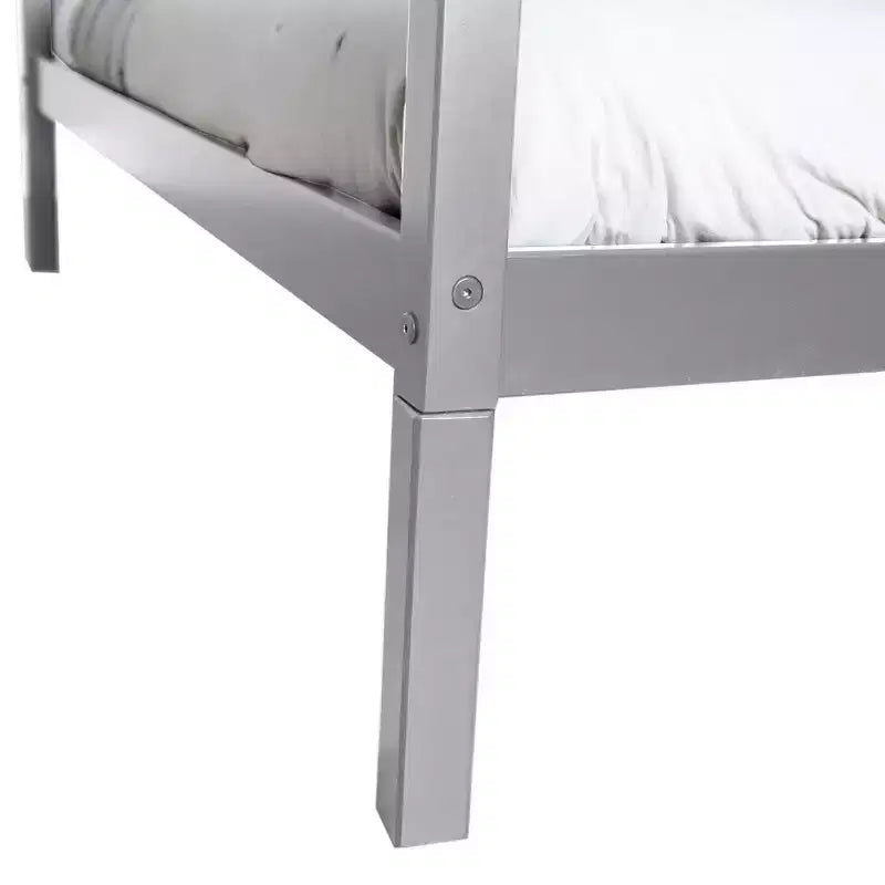 Max & Lily Twin House Bed with Guard Rail