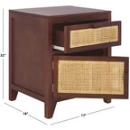 Devon 1 Drawer 1 Door Nightstand - NST4002 - Safavieh