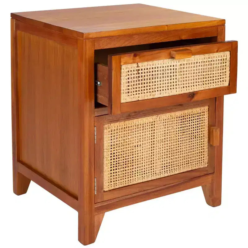 Devon 1 Drawer 1 Door Nightstand - NST4002 - Safavieh
