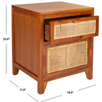 Devon 1 Drawer 1 Door Nightstand - NST4002 - Safavieh