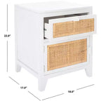 Devon 1 Drawer 1 Door Nightstand - NST4002 - Safavieh