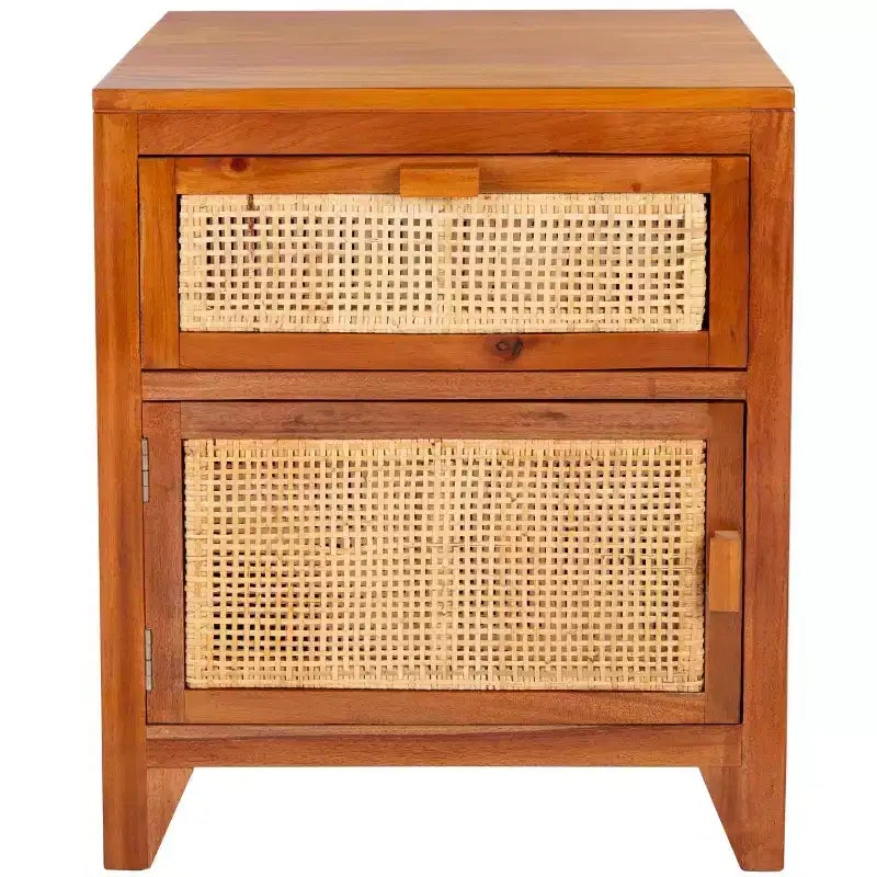 Devon 1 Drawer 1 Door Nightstand - NST4002 - Safavieh