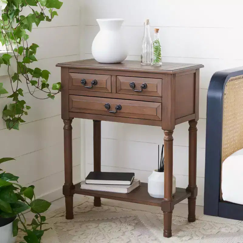 Primrose 3 Drawer Console Table - CNS5707 -Safavieh