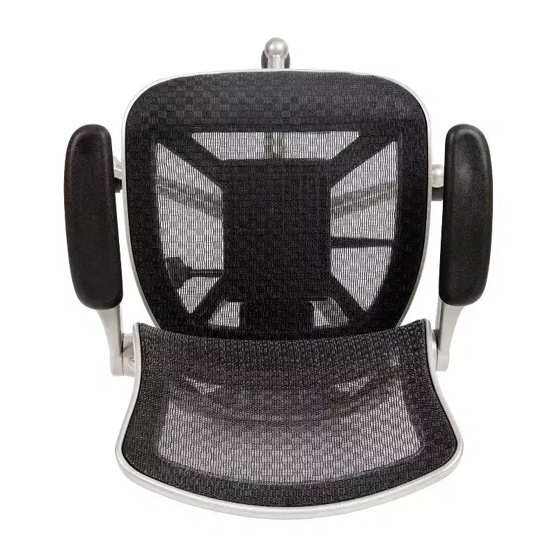 Flash Furniture Mid-Back Transparent Mesh Executive Swivel Office Chair with Flip-Up Arms