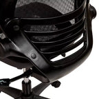 Flash Furniture Mid-Back Transparent Mesh Executive Swivel Office Chair with Flip-Up Arms