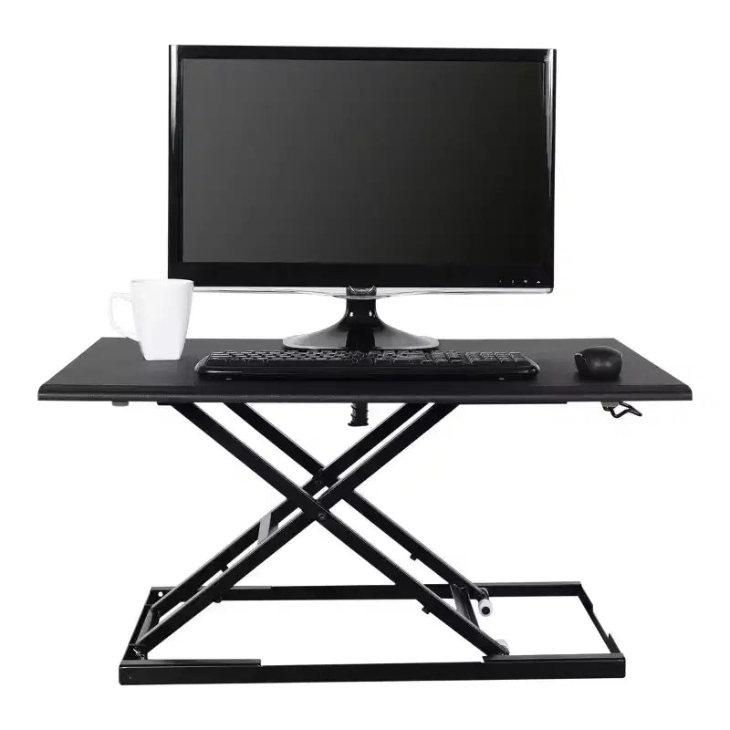 Stand Up Desk Store AirRise Adjustable Height Standing Desk Converter Monitor Stand