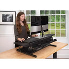 Stand Up Desk Store AirRise Adjustable Height Standing Desk Converter Monitor Stand