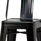 Set of 4 Josephine Metal Counter Height Barstools - WyndenHall