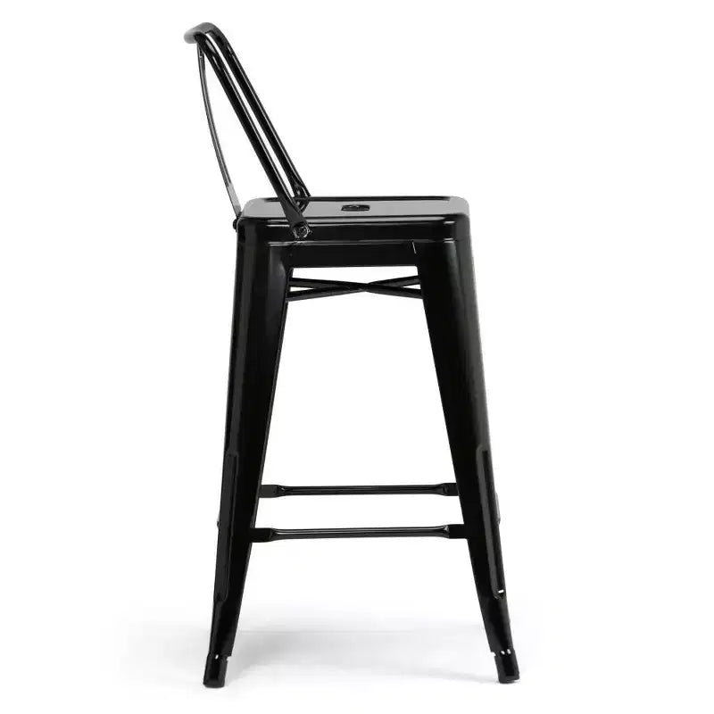 Set of 4 Josephine Metal Counter Height Barstools - WyndenHall