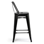 Set of 4 Josephine Metal Counter Height Barstools - WyndenHall